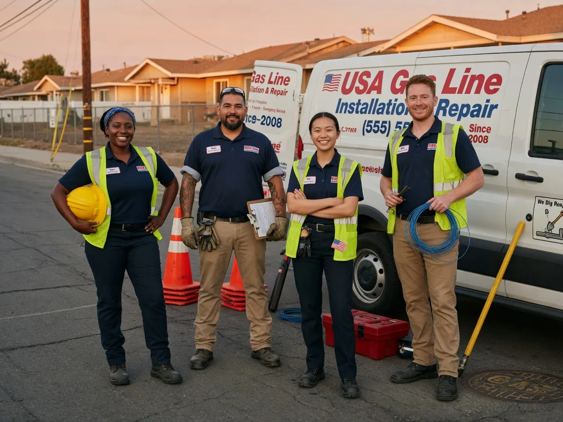 Gas Line Installation company in Burbank, SD